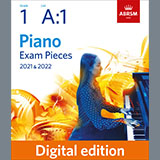 Download or print Anon. A Toy (Grade 1, list A1, from the ABRSM Piano Syllabus 2021 & 2022) Sheet Music Printable PDF 1-page score for Classical / arranged Piano Solo SKU: 454351.