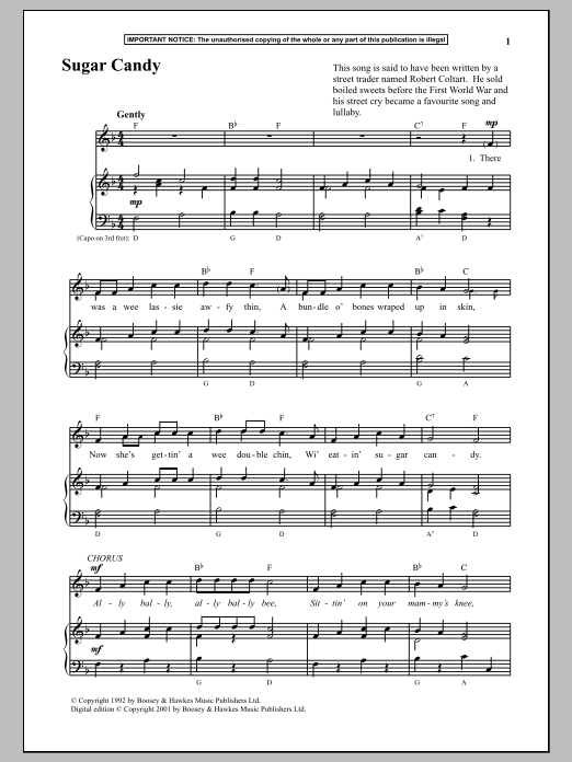 Learn to play Anonymous Sugar Candy sheet music for Piano & Vocal in minutes. Anonymous Sugar Candy sheet music notes and chords. Download Printable PDF.
