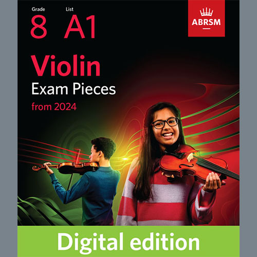 Antoine Dauvergne Allegro (Grade 8, A1, from the ABRSM Violin Syllabus from 2024) Profile Image