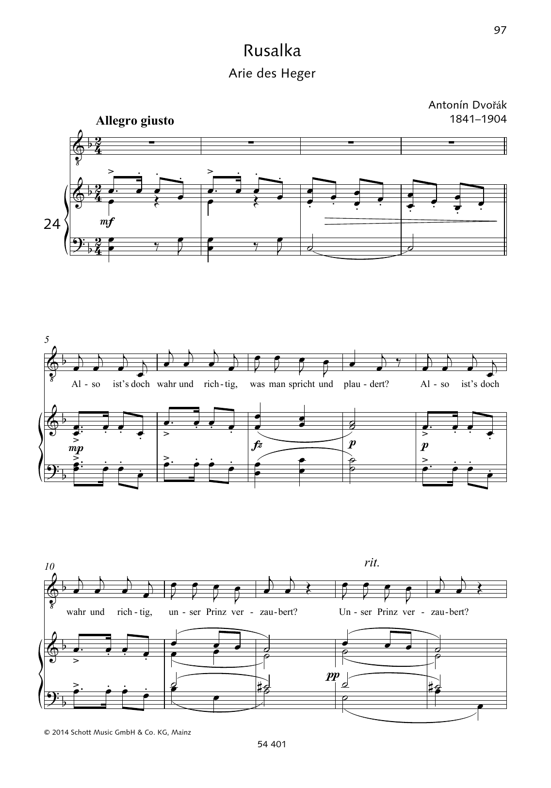 Learn to play Antonín Dvorák Also ist's doch wahr und richtig sheet music for Piano & Vocal in minutes. Price: 6.9900$ Antonín Dvorák Also ist's doch wahr und richtig sheet music notes and chords arranged for Piano & Vocal
