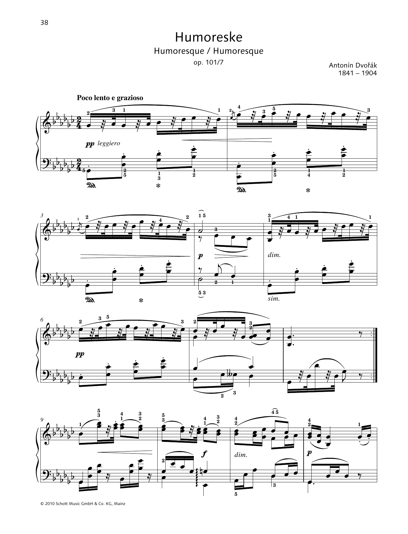 Learn to play Antonín Dvorák Humoreske sheet music for Piano Solo in minutes. Price: 6.9900$ Antonín Dvorák Humoreske sheet music notes and chords arranged for Piano Solo