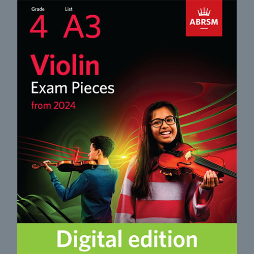 Antonio Veracini Vivace (Grade 4, A3, from the ABRSM Violin Syllabus from 2024) Profile Image
