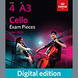 Download or print Antonio Vivaldi Allegro (Grade 4, A3, from the ABRSM Cello Syllabus from 2024) Sheet Music Printable PDF 7-page score for Classical / arranged Cello Solo SKU: 1341847