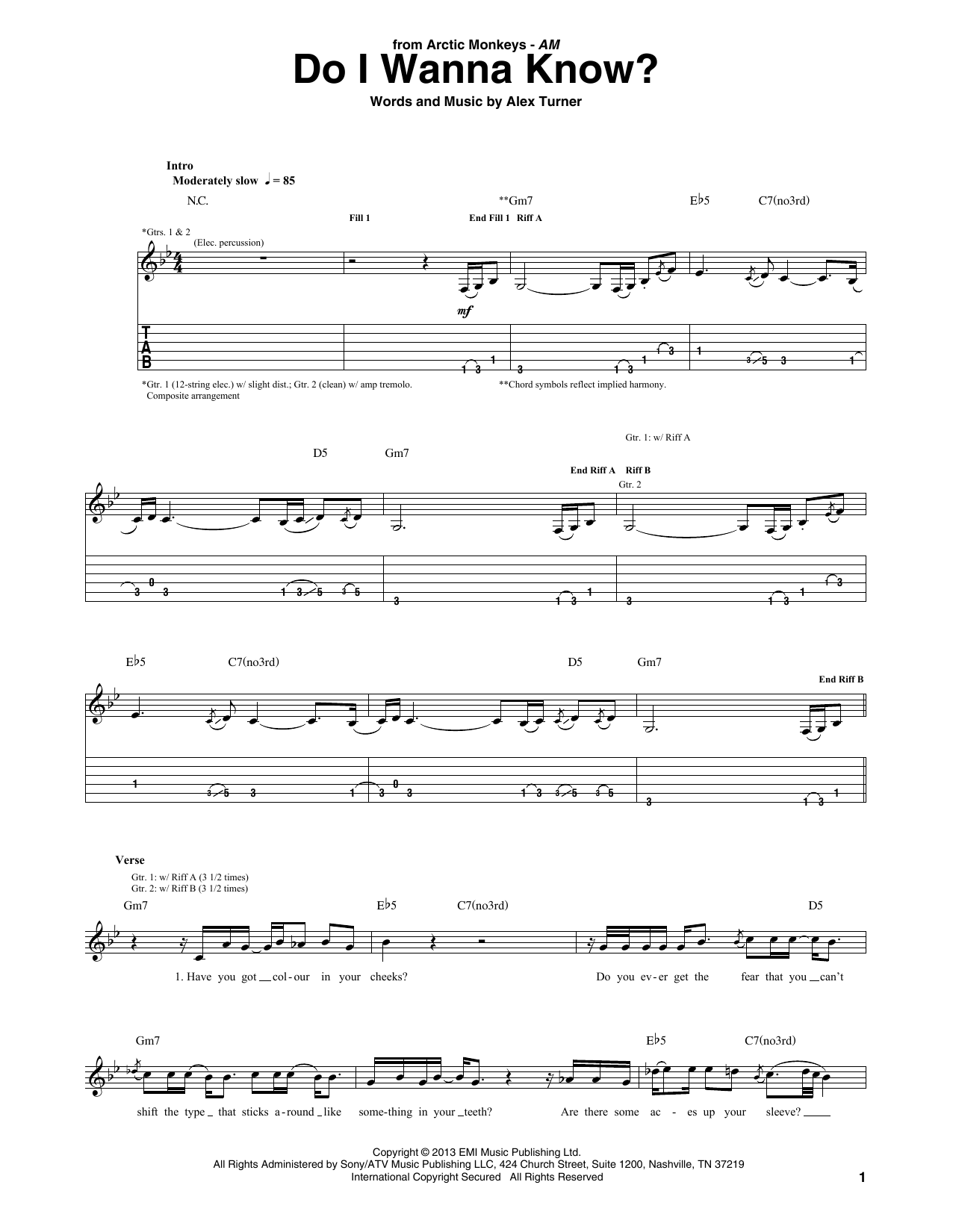 Do IWanna Know, PDF, Éléments de la musique