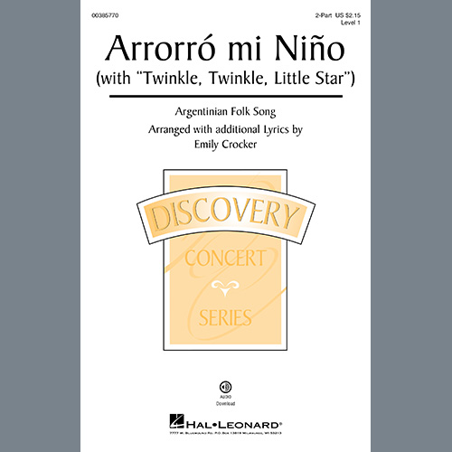 Easily Download Argentinian Folksong Printable PDF piano music notes, guitar tabs for 2-Part Choir. Transpose or transcribe this score in no time - Learn how to play song progression.