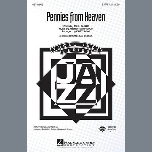 Arthur Johnston Pennies From Heaven (arr. Kirby Shaw) Profile Image