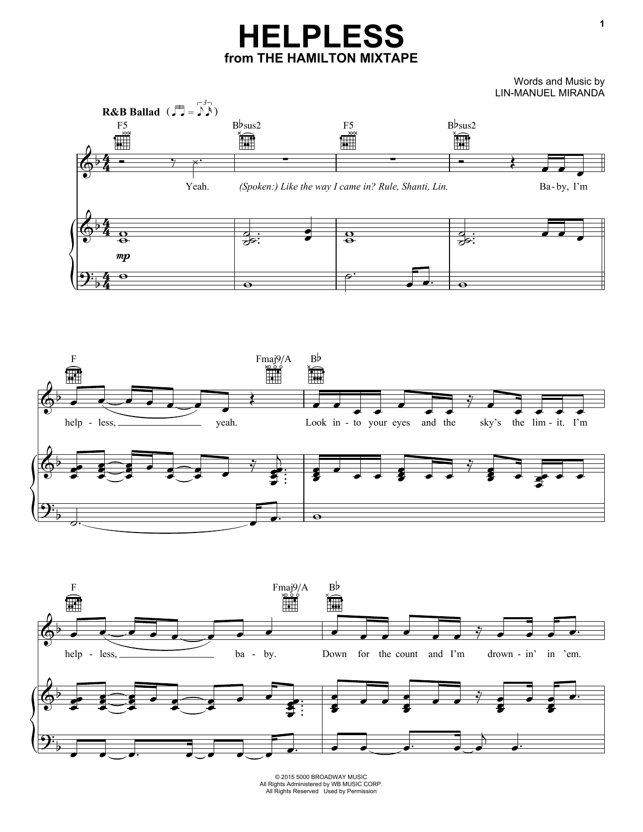 Ashanti & Ja Rule Helpless sheet music notes and chords. Download Printable PDF.