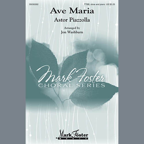 Astor Piazzolla Ave Maria (arr. Jon Washburn) Profile Image