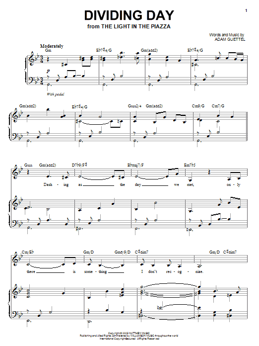 Audra McDonald Dividing Day sheet music notes and chords. Download Printable PDF.