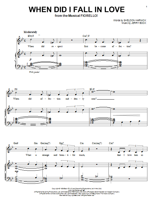 Audra Mcdonald When Did I Fall In Love Sheet Music Pdf Notes Chords Pop Score Piano Vocal Guitar Right Hand Melody Download Printable Sku 53616