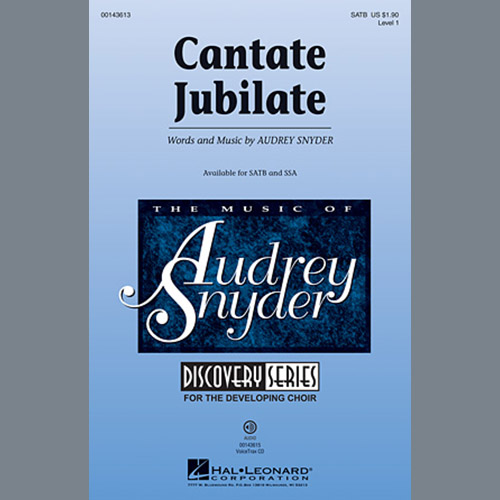 Audrey Snyder Cantate Jubilate Profile Image