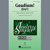 Download or print Audrey Snyder Gaudium! Sheet Music Printable PDF 6-page score for Concert / arranged 2-Part Choir SKU: 99086