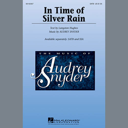 Easily Download Audrey Snyder Printable PDF piano music notes, guitar tabs for SATB Choir. Transpose or transcribe this score in no time - Learn how to play song progression.