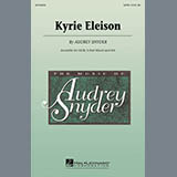 Download or print Audrey Snyder Kyrie Eleison Sheet Music Printable PDF 5-page score for Latin / arranged SATB Choir SKU: 284743