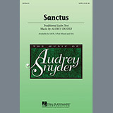 Download or print Audrey Snyder Sanctus Sheet Music Printable PDF 5-page score for Festival / arranged SATB Choir SKU: 87756