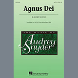 Download or print Audrey Snyder Agnus Dei Sheet Music Printable PDF 6-page score for Latin / arranged 3-Part Mixed Choir SKU: 78345.