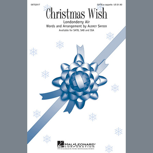 Audrey Snyder Download Printable PDF Score Easily Download Audrey Snyder Printable PDF piano music notes, guitar tabs for SAB Choir. Transpose or transcribe this score in no time - Learn how to play song progression.