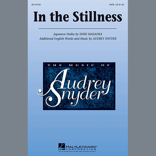 Audrey Snyder Download Printable PDF Score Easily Download Audrey Snyder Printable PDF piano music notes, guitar tabs for 3-Part Mixed Choir. Transpose or transcribe this score in no time - Learn how to play song progression.