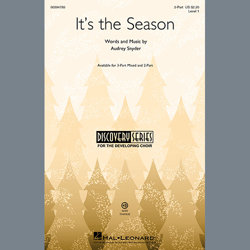 Audrey Snyder Download Printable PDF Score Easily Download Audrey Snyder Printable PDF piano music notes, guitar tabs for 2-Part Choir. Transpose or transcribe this score in no time - Learn how to play song progression.