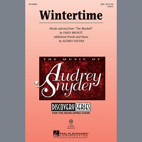 Audrey Snyder Download Printable PDF Score Easily Download Audrey Snyder Printable PDF piano music notes, guitar tabs for SSA Choir. Transpose or transcribe this score in no time - Learn how to play song progression.