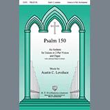 Download or print Austin Lovelace Psalm 150 Sheet Music Printable PDF 3-page score for Sacred / arranged Unison Choir SKU: 430959