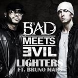 Download or print Bad Meets Evil Lighters (feat. Bruno Mars) Sheet Music Printable PDF 10-page score for Pop / arranged Piano, Vocal & Guitar Chords SKU: 111527