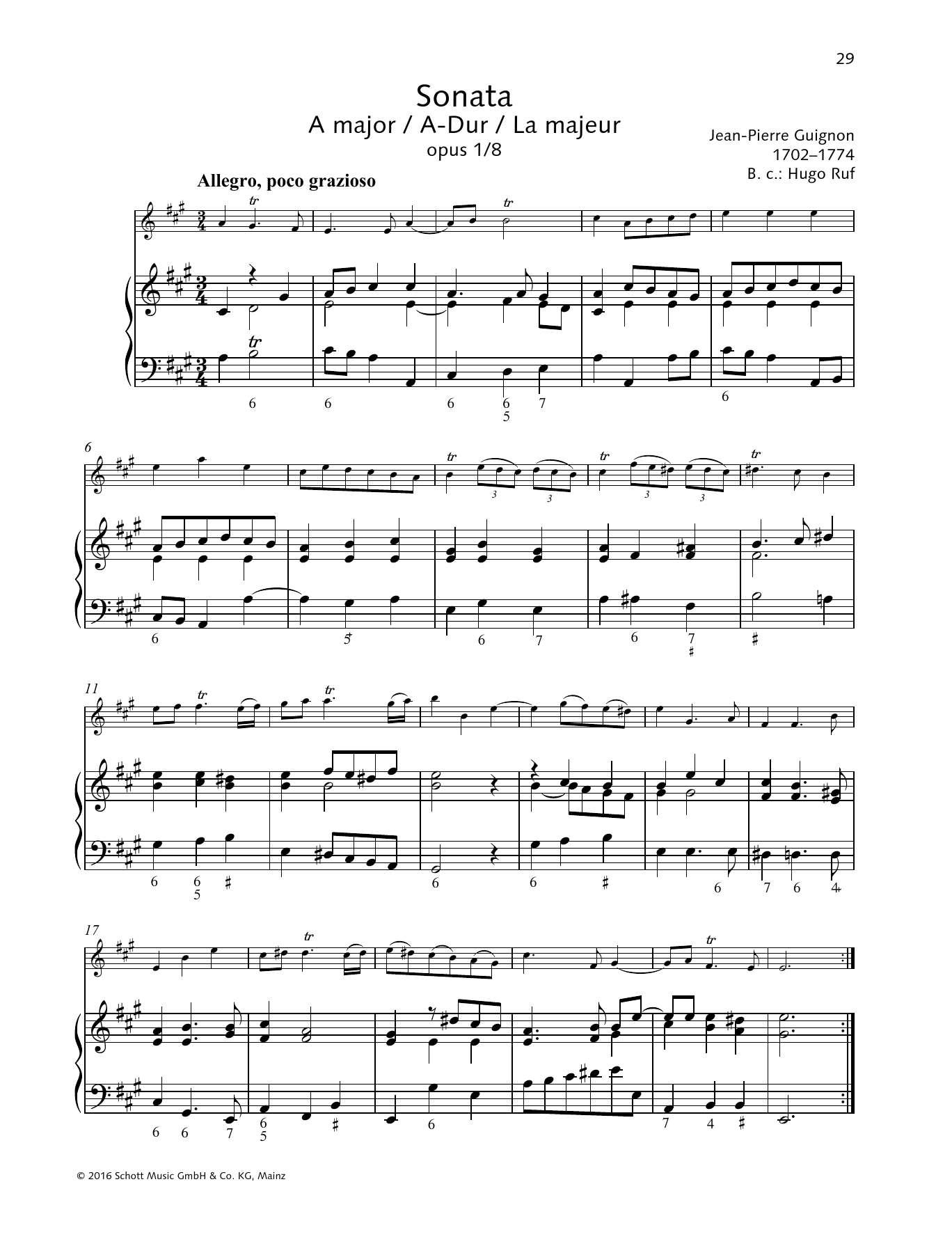 Learn to play Baldassare Galuppi Sonata A Major sheet music for Woodwind Solo in minutes. Price: 5.9900$ Baldassare Galuppi Sonata A Major sheet music notes and chords arranged for Woodwind Solo