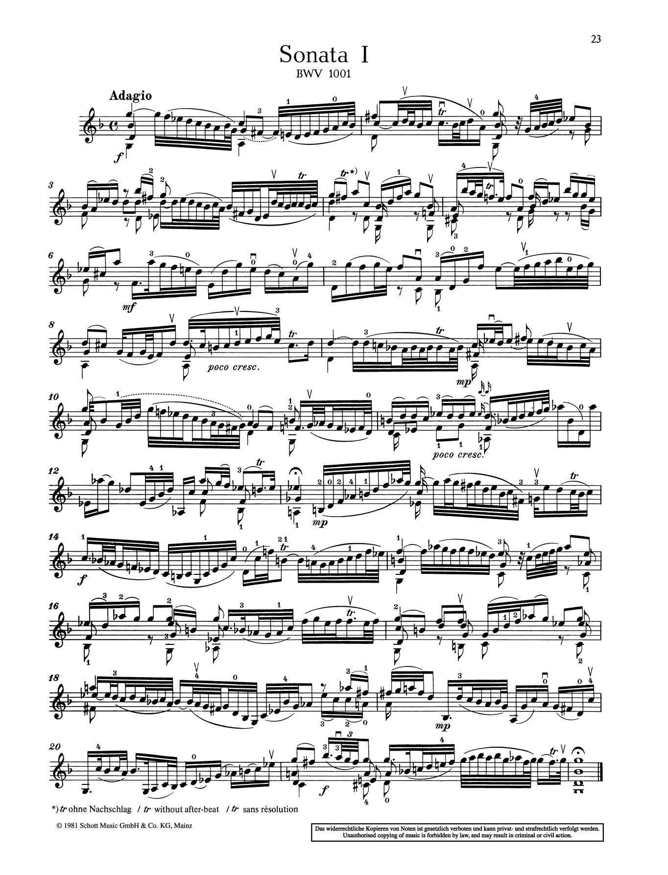 Baldassare Galuppi Sonata I sheet music notes and chords. Download Printable PDF.