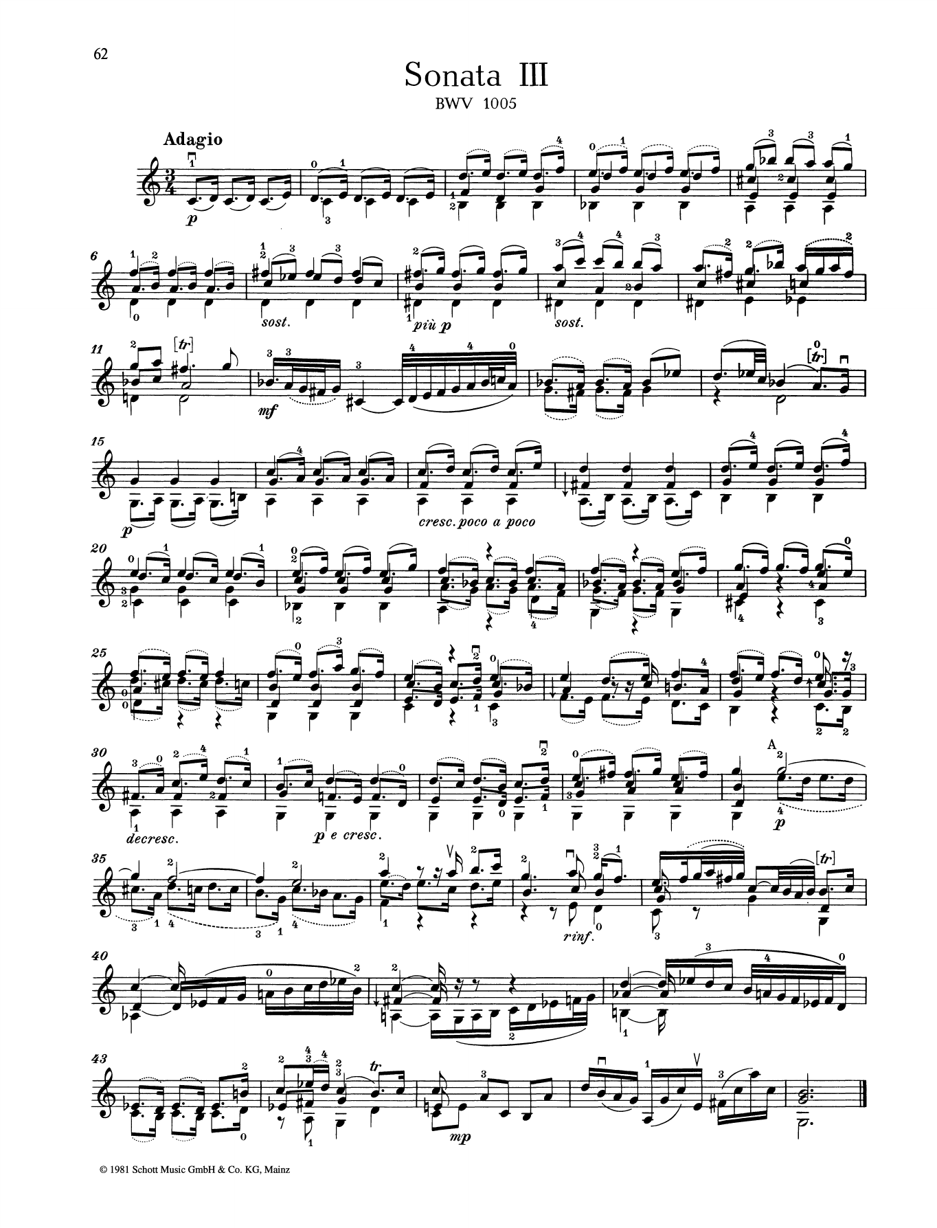 Baldassare Galuppi Sonata Iii sheet music notes and chords. Download Printable PDF.