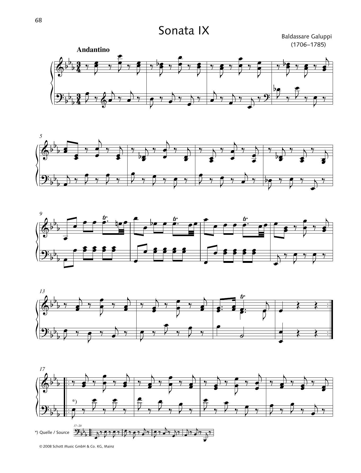 Galuppi Sonatas 