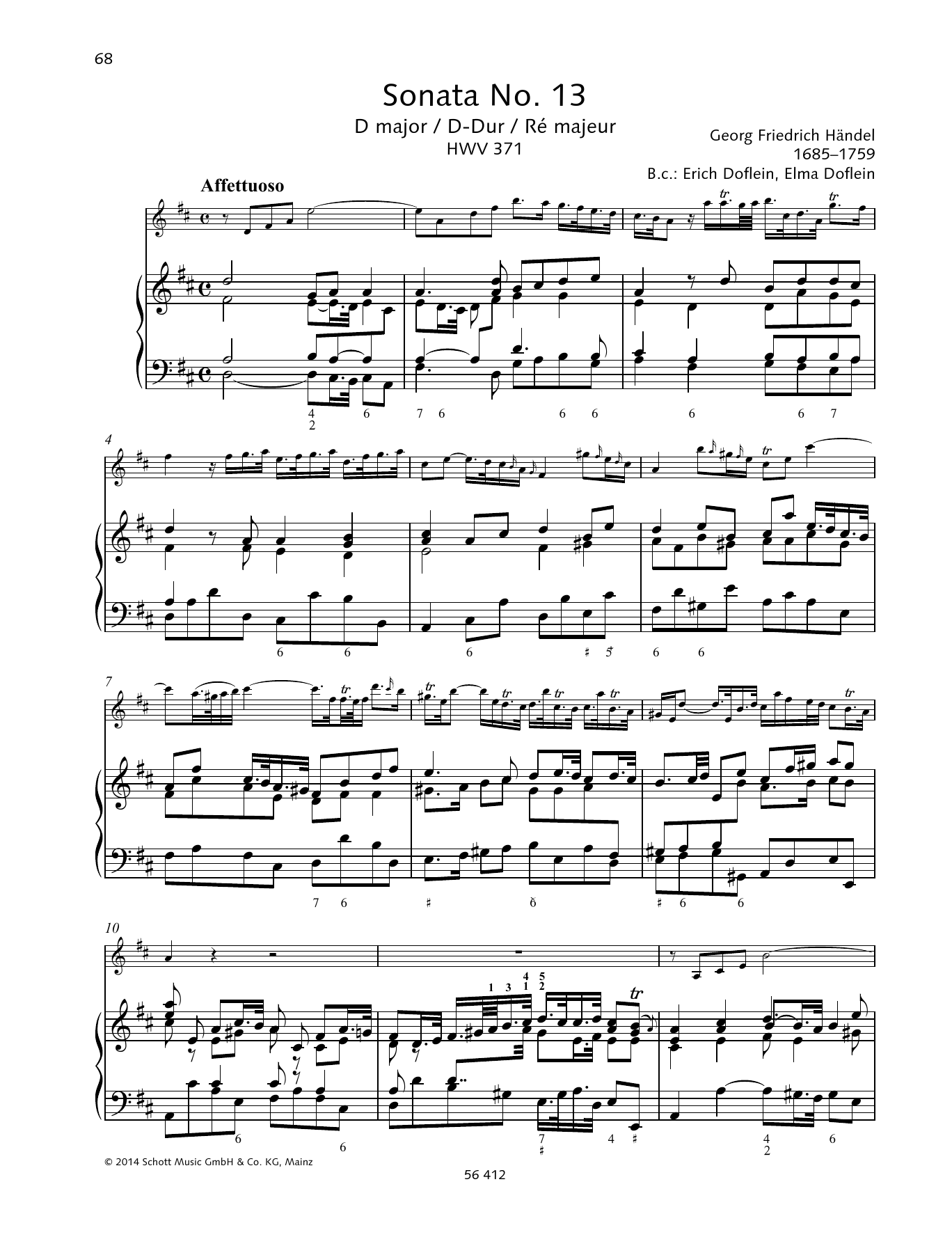 Learn to play Baldassare Galuppi Sonata No. 13 D major sheet music for String Solo in minutes. Price: 5.9900$ Baldassare Galuppi Sonata No. 13 D major sheet music notes and chords arranged for String Solo