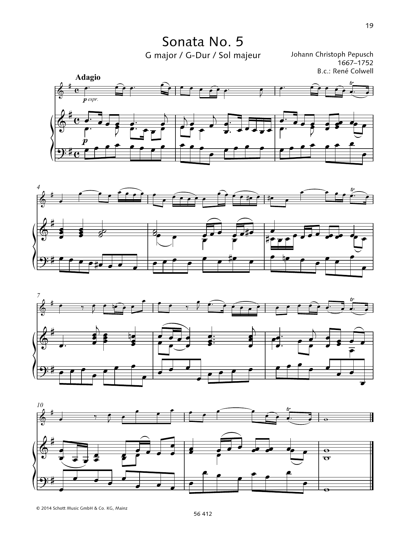 Learn to play Baldassare Galuppi Sonata No. 5 G major sheet music for String Solo in minutes. Price: 4.4900$ Baldassare Galuppi Sonata No. 5 G major sheet music notes and chords arranged for String Solo