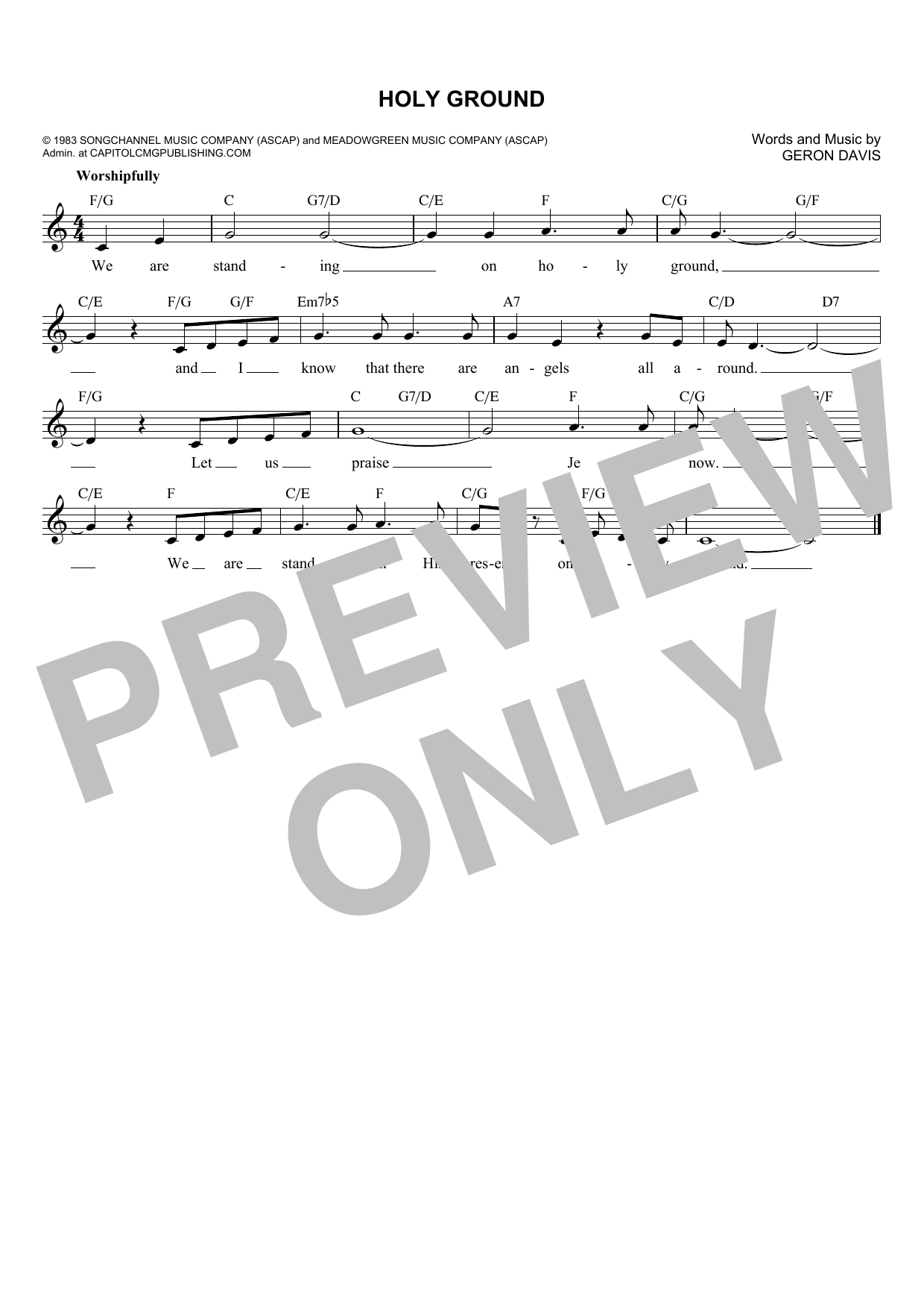 Barbra Streisand Holy Ground sheet music notes and chords arranged for Lead Sheet / Fake Book
