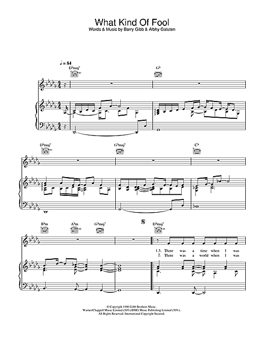 Learn to play Barbra Streisand What Kind Of Fool sheet music for Piano & Vocal in minutes. Price: 7.9900$ Barbra Streisand What Kind Of Fool sheet music notes and chords. Download Printable PDF.
