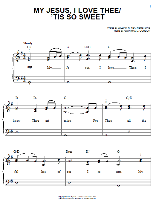 Bart Millard My Jesus, I Love Thee sheet music notes and chords. Download Printable PDF.