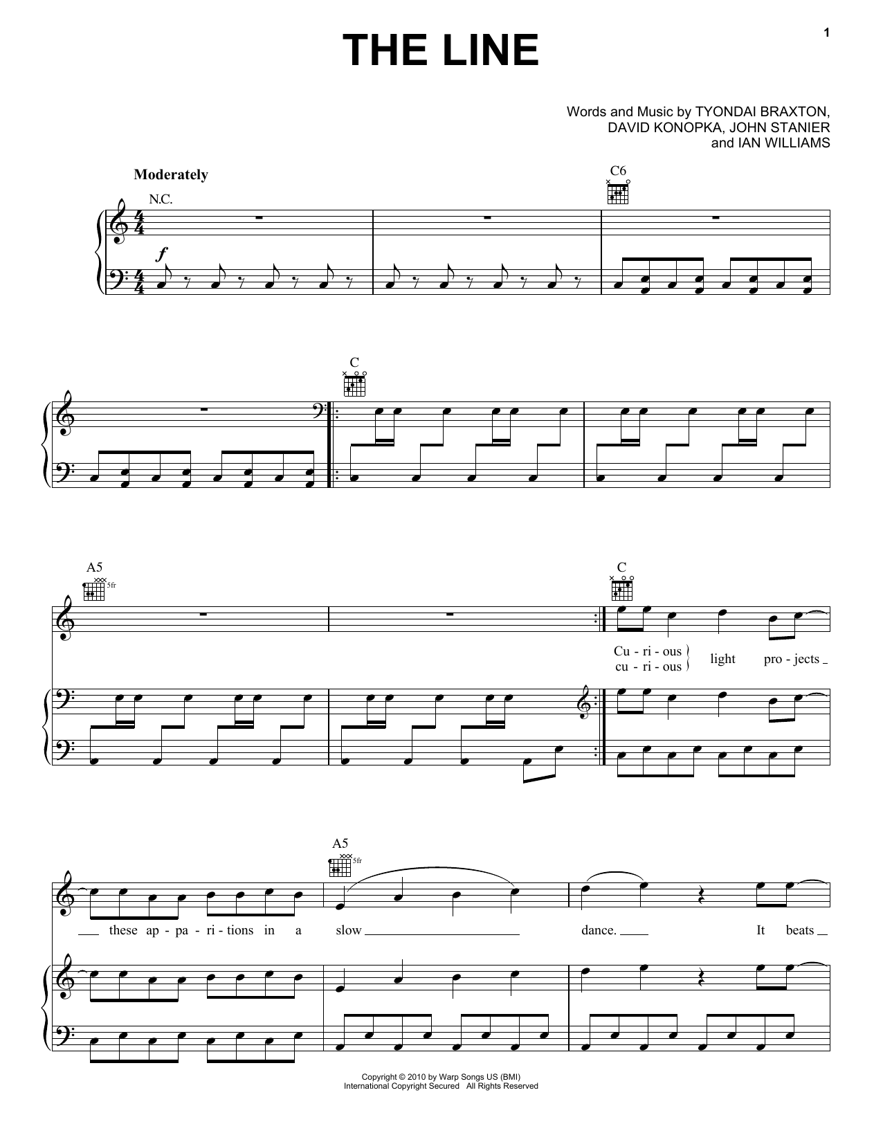 Battles The Line sheet music notes and chords. Download Printable PDF.