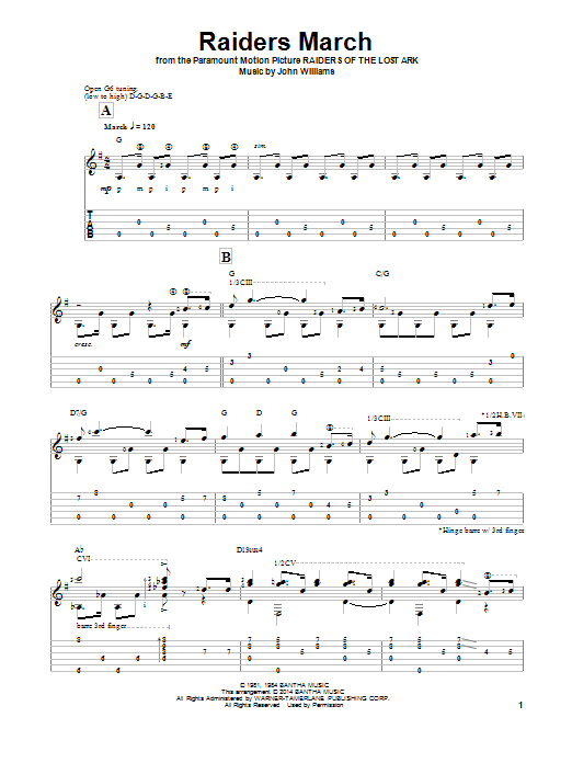 Ben Woolman Raiders March sheet music notes and chords. Download Printable PDF.