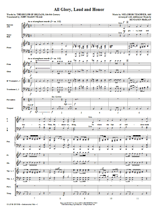 Learn to play Benjamin Harlan O Love Divine - Full Score sheet music for Choir Instrumental Pak in minutes. Benjamin Harlan O Love Divine - Full Score sheet music notes and chords. Download Printable PDF.