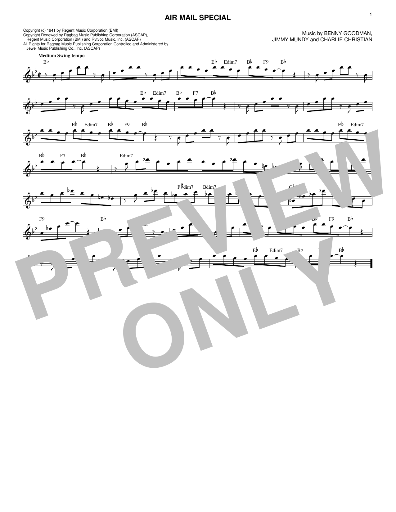 Learn to play Benny Goodman & His Orchestra Air Mail Special sheet music for Lead Sheet / Fake Book in minutes. Price: 5.9900$ Benny Goodman & His Orchestra Air Mail Special sheet music notes and chords arranged for Lead Sheet / Fake Book