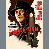 Download or print Bernard Herrmann Prelude From The Wrong Man Sheet Music Printable PDF 4-page score for Film/TV / arranged Piano Solo SKU: 118628