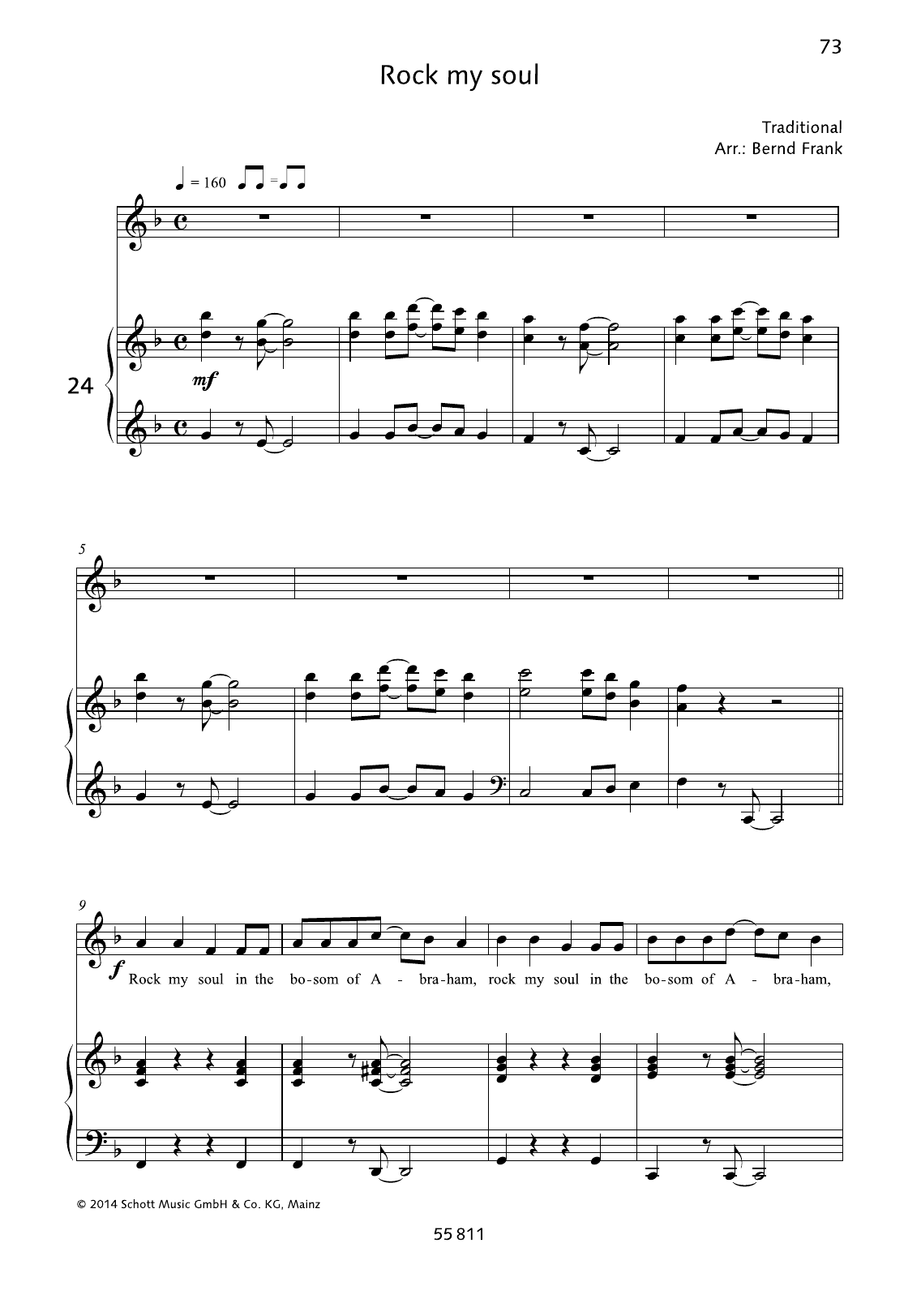 Bernd Frank Rock My Soul sheet music notes and chords. Download Printable PDF.