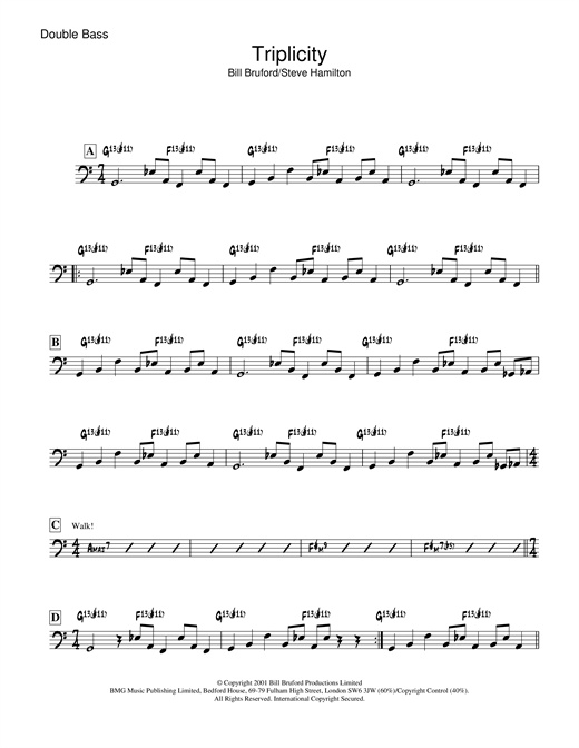 Learn to play Bill Bruford Triplicity sheet music for Piano Solo in minutes. Bill Bruford Triplicity sheet music notes and chords. Download Printable PDF.