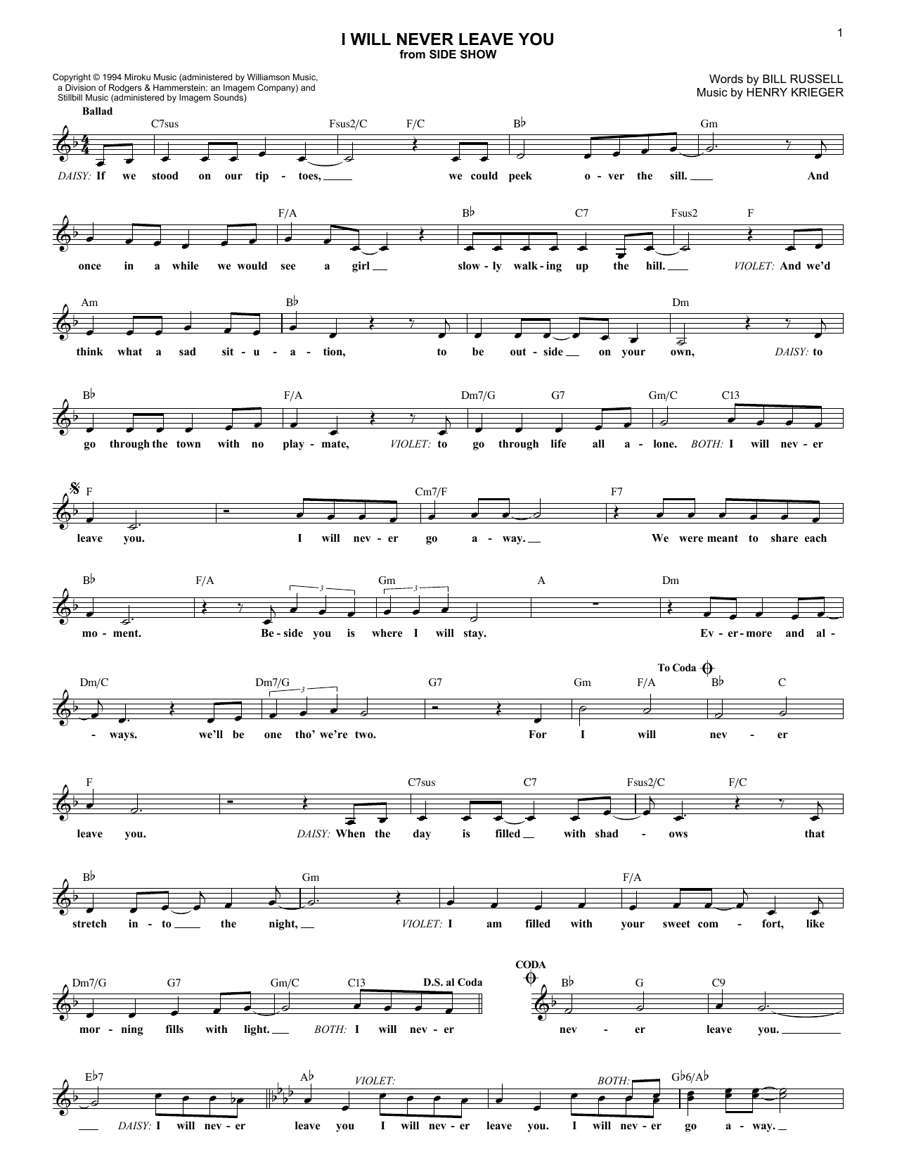 bill-russell-i-will-never-leave-you-sheet-music-chords-printable