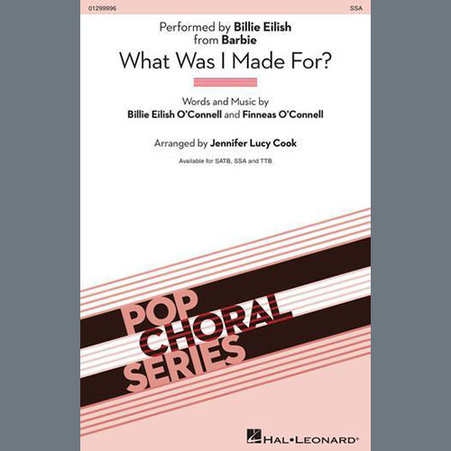 What Was I Made For? (from Barbie) (arr. Jennifer Lucy Cook) cover image