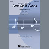 Download or print Billy Joel And So It Goes (arr. Audrey Snyder) Sheet Music Printable PDF 10-page score for Pop / arranged Choir SKU: 1571010