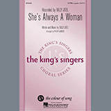 Download or print Billy Joel She's Always A Woman (arr. Philip Lawson) Sheet Music Printable PDF 11-page score for Pop / arranged SATB Choir SKU: 437284