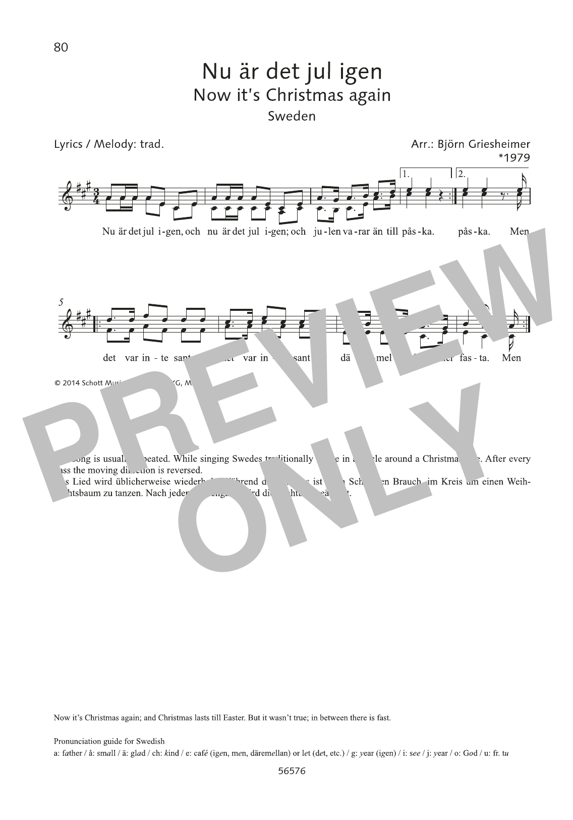 Learn to play Björn Griesheimer Nu är det jul igen sheet music for Choir in minutes. Price: 3.9900$ Björn Griesheimer Nu är det jul igen sheet music notes and chords arranged for Choir