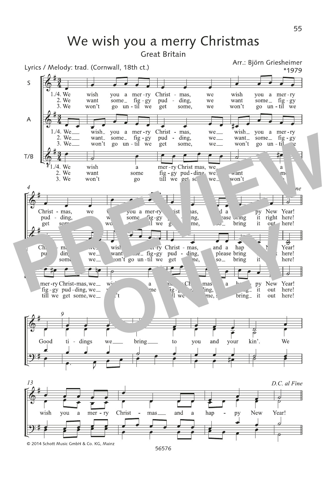 Learn to play Björn Griesheimer We Wish You A Merry Christmas sheet music for SATB Choir in minutes. Price: 3.9900$ Björn Griesheimer We Wish You A Merry Christmas sheet music notes and chords arranged for SATB Choir