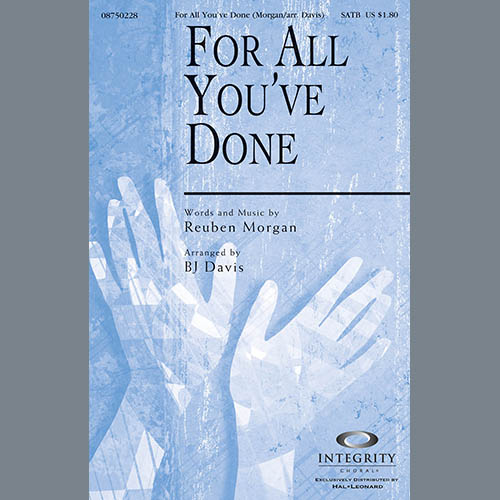 BJ Davis Download Printable PDF Score Easily Download BJ Davis Printable PDF piano music notes, guitar tabs for SATB Choir. Transpose or transcribe this score in no time - Learn how to play song progression.