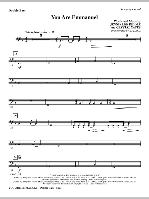 Learn to play BJ Davis You Are Emmanuel - Clarinet (Oboe sub) sheet music for Choir Instrumental Pak in minutes. BJ Davis You Are Emmanuel - Clarinet (Oboe sub) sheet music notes and chords. Download Printable PDF.